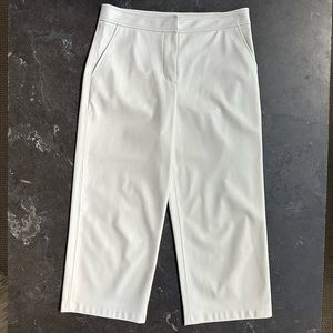 Trina Turk Faux Leather Cropped Pants